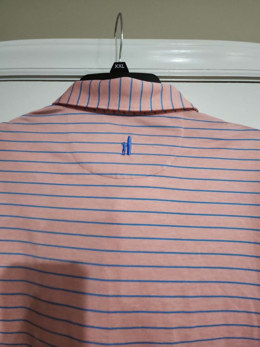 Johnnie-O Men's XL Striped Performance Polo Shirt - Picture 4 of 4